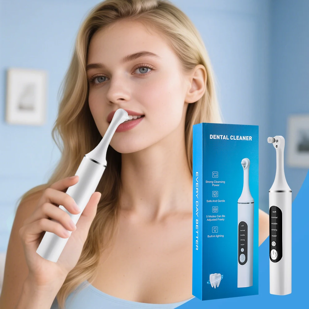 Teeth Whitening Zoom - Pembersih Pemutih Gigi Elektrik dengan 6