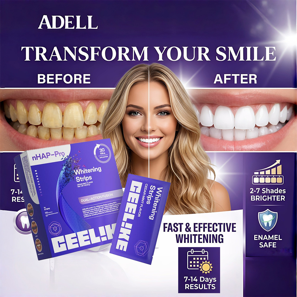 Teeth Whitening Retainer - Strip Pemutih Gigi Ungu 14pcs Aman