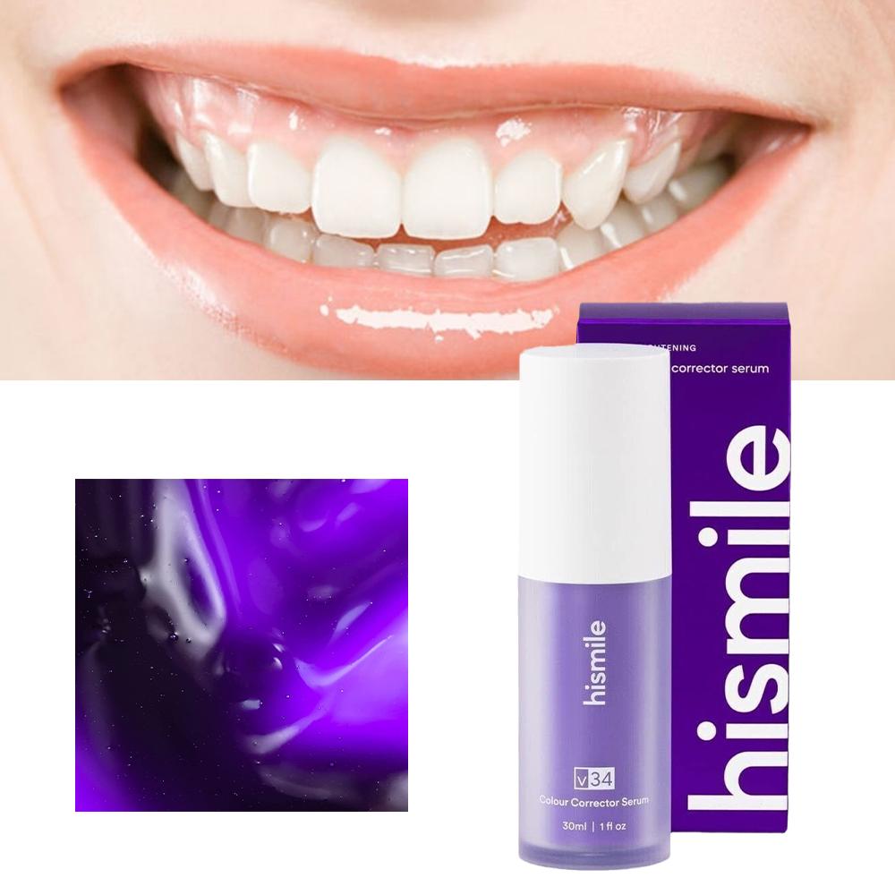 Teeth Whitening Cream - Pasta Gigi Pemutih Hismile V34 Brightening