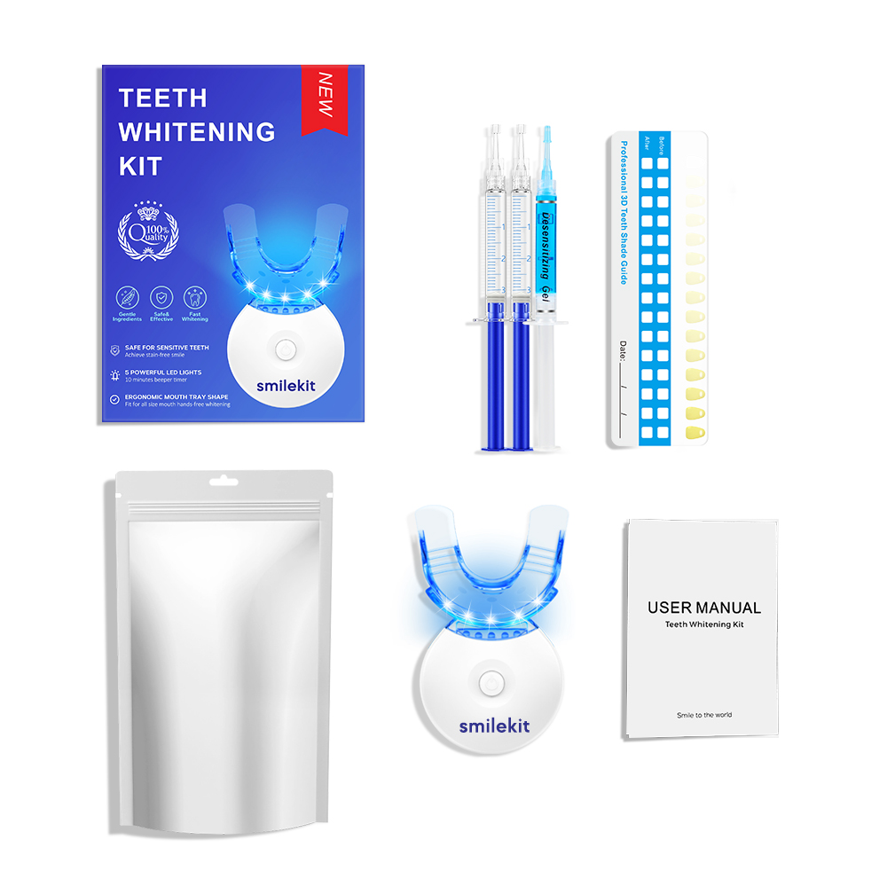 Teeth Whitening And Stain Removal - Kit pemutih gigi-5X lampu LED pemutih