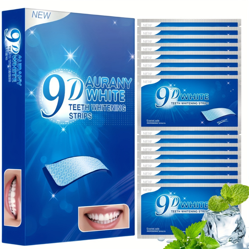 Teeth Whitening Retainer - 21 Pasang Strip Pemutih Gigi Putih