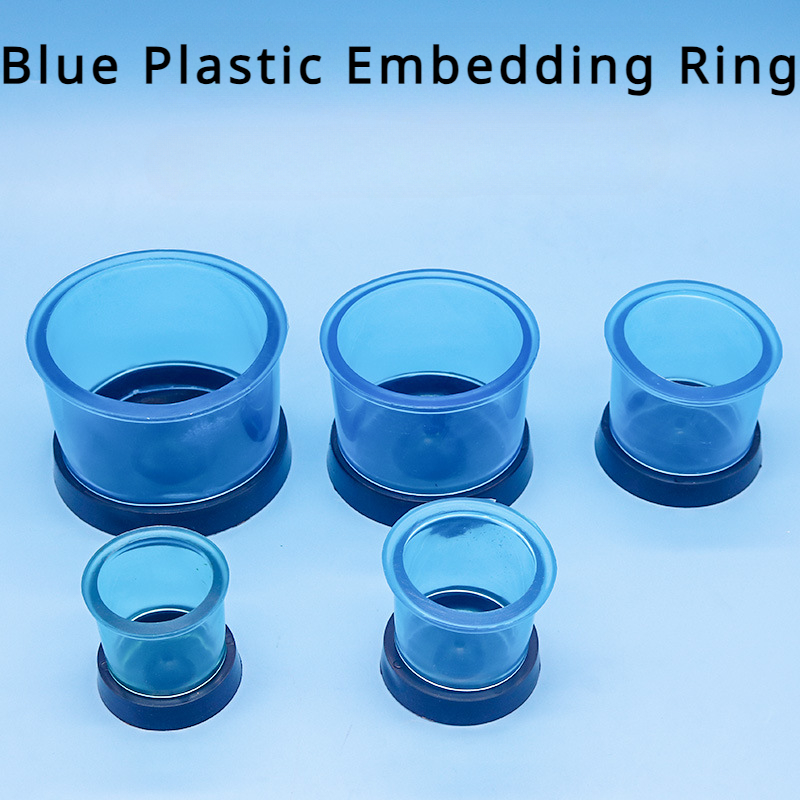 Teeth Whitening Retainer - Cincin Embedding plastik biru laboratorium gigi,