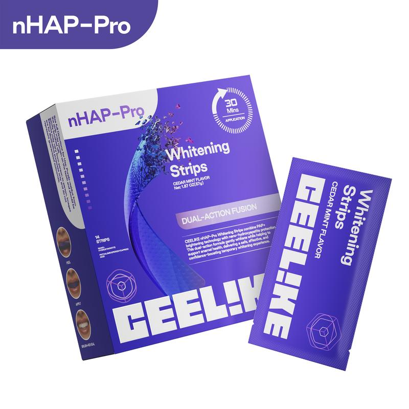Teeth Whitening Retainer - Strip Pemutih Gigi Ungu 14pcs Aman