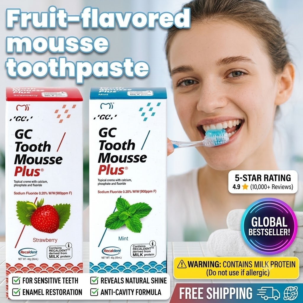 Pasta Gigi Mousse Rasa Buah GC - Teeth Whitening Cream ulasan dan harga