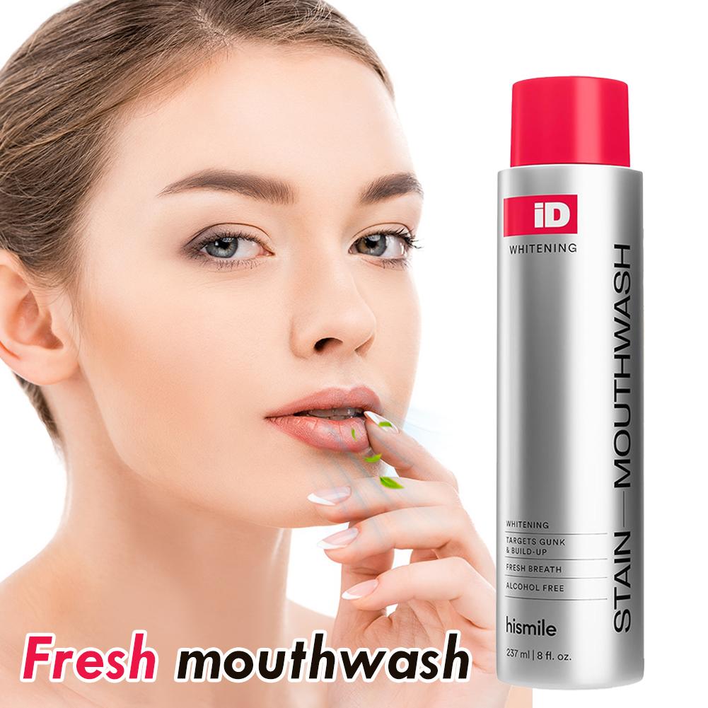 Hismile iD Obat Kumur Bebas Al - Teeth Whitening And Stain Removal ulasan dan harga