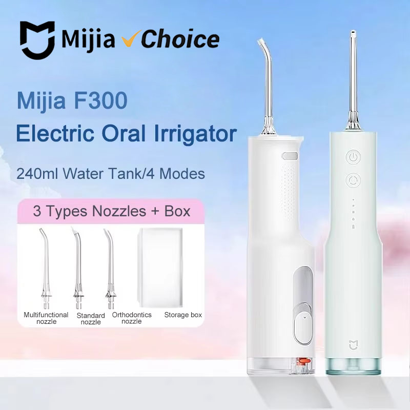 Irigator Oral Elektrik Mijia F - Teeth Whitening Zoom ulasan dan harga