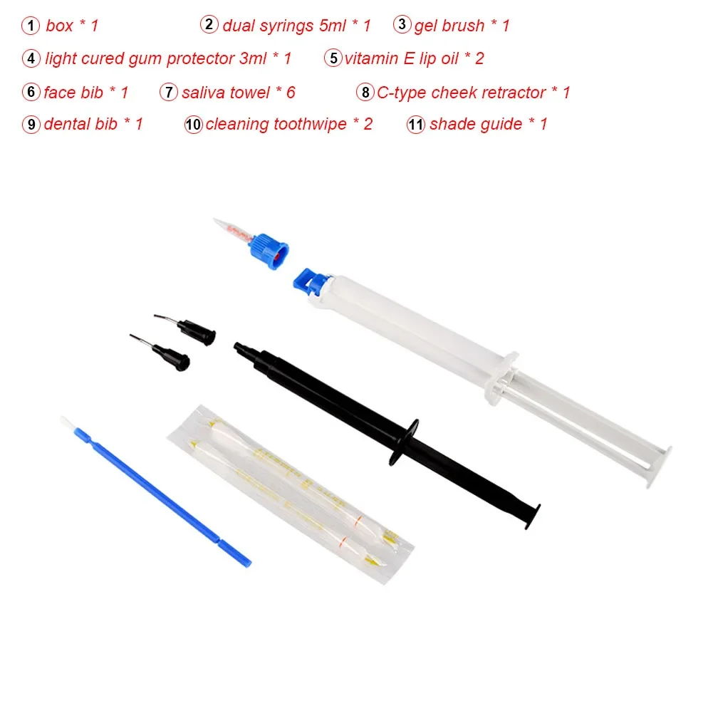 Kit pemutih gigi klinik dokter - Teeth Whitening Gel Syringes ulasan dan harga
