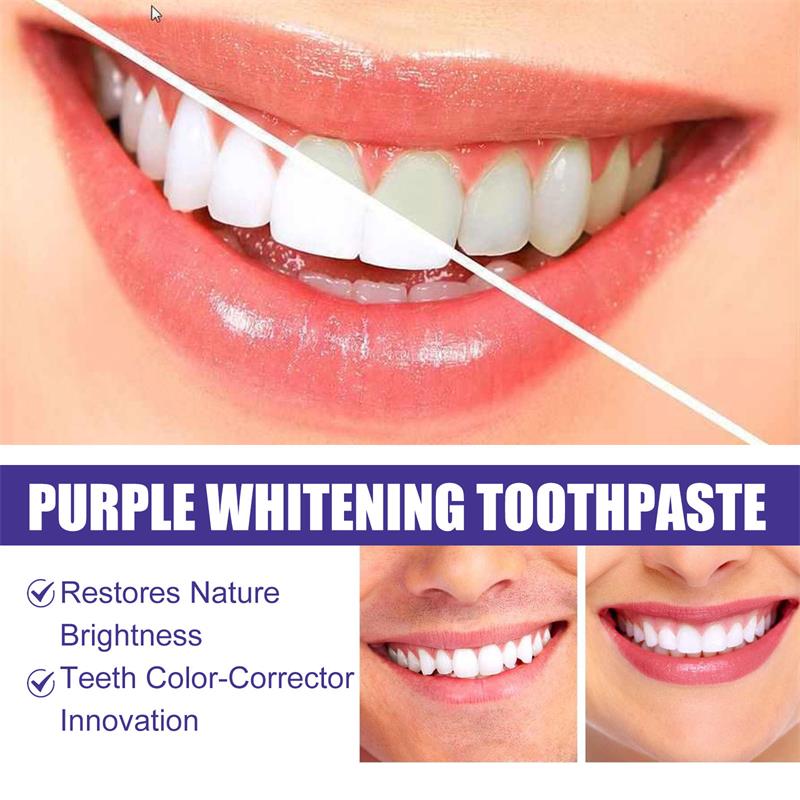 Pasta Gigi Pemutih Gigi Ungu 9 - Teeth Whitening Cream ulasan dan harga