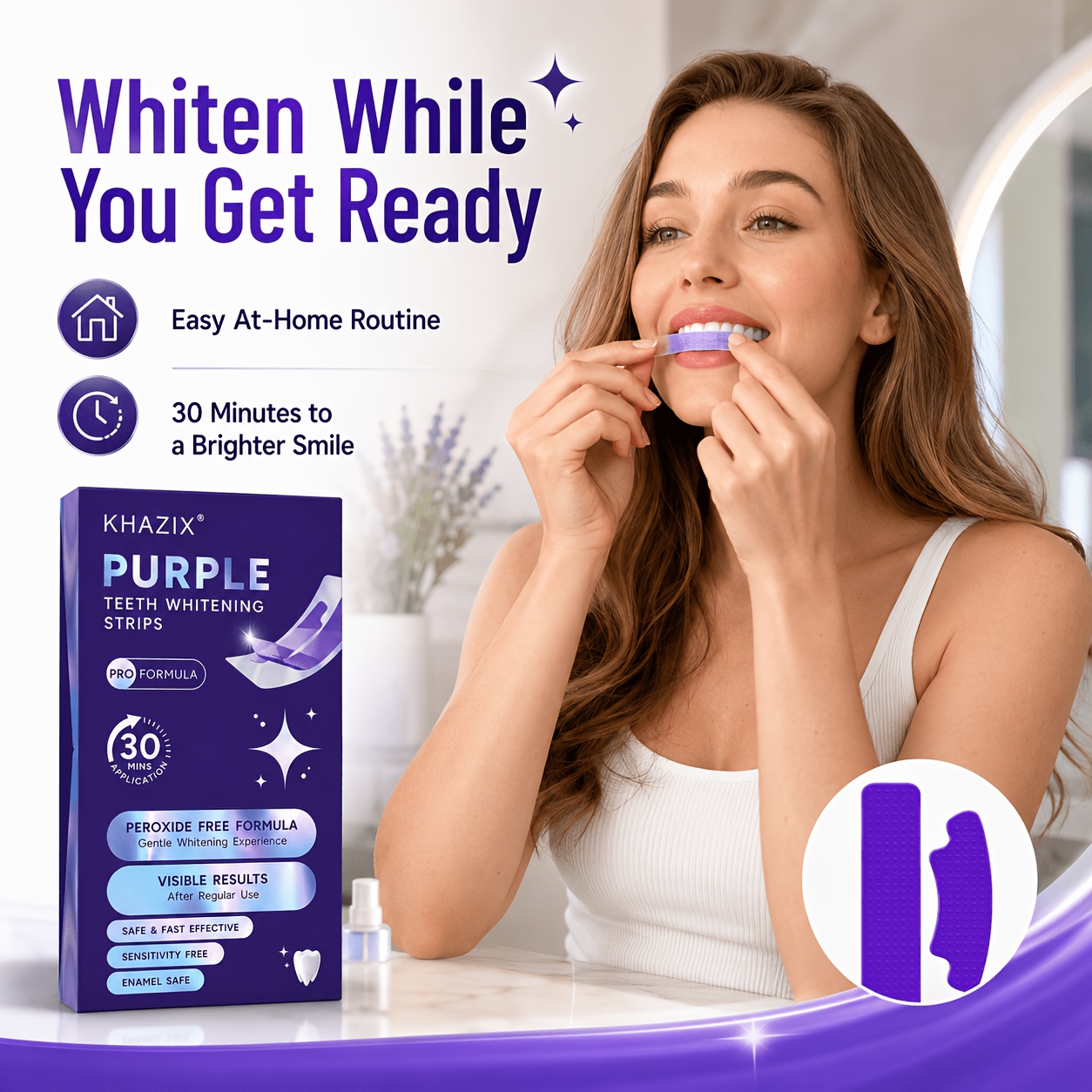 1/10 pasang Strip Pemutih Gigi - Teeth Whitening Retainer ulasan dan harga