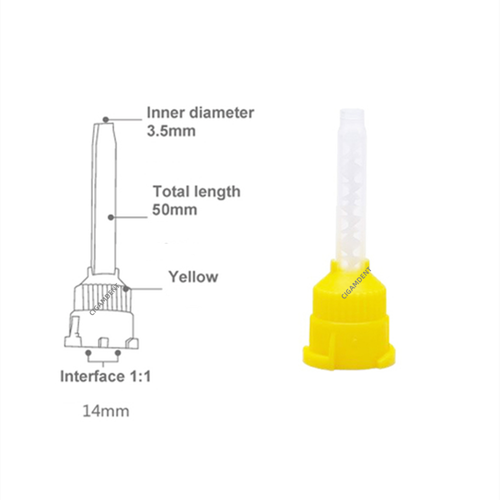 50 buah kepala pencampur penga - Teeth Whitening Gel Syringes ulasan dan harga