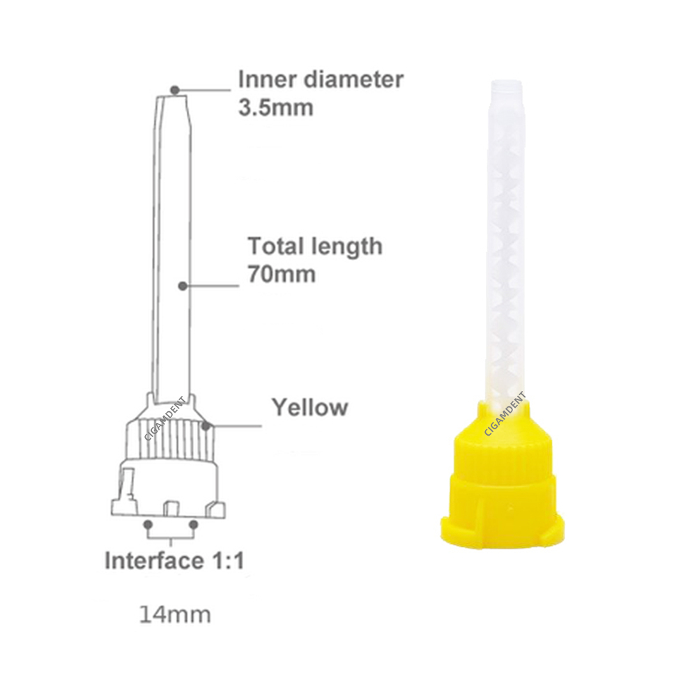 50 buah kepala pencampur penga - Teeth Whitening Gel Syringes ulasan dan harga