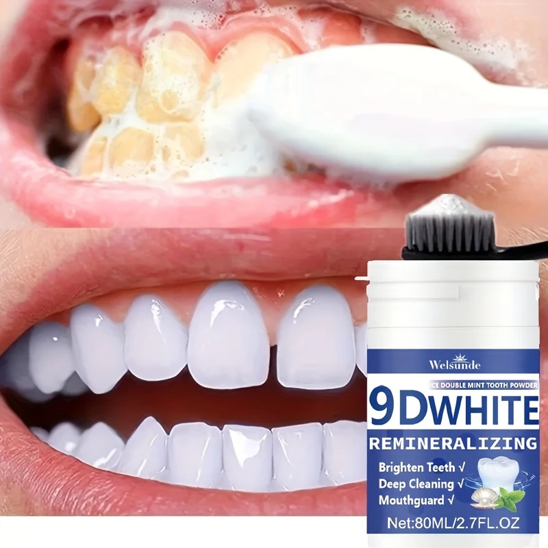 Bubuk Gigi Hidroksiapatit Remi - Teeth Whitening Flash ulasan dan harga