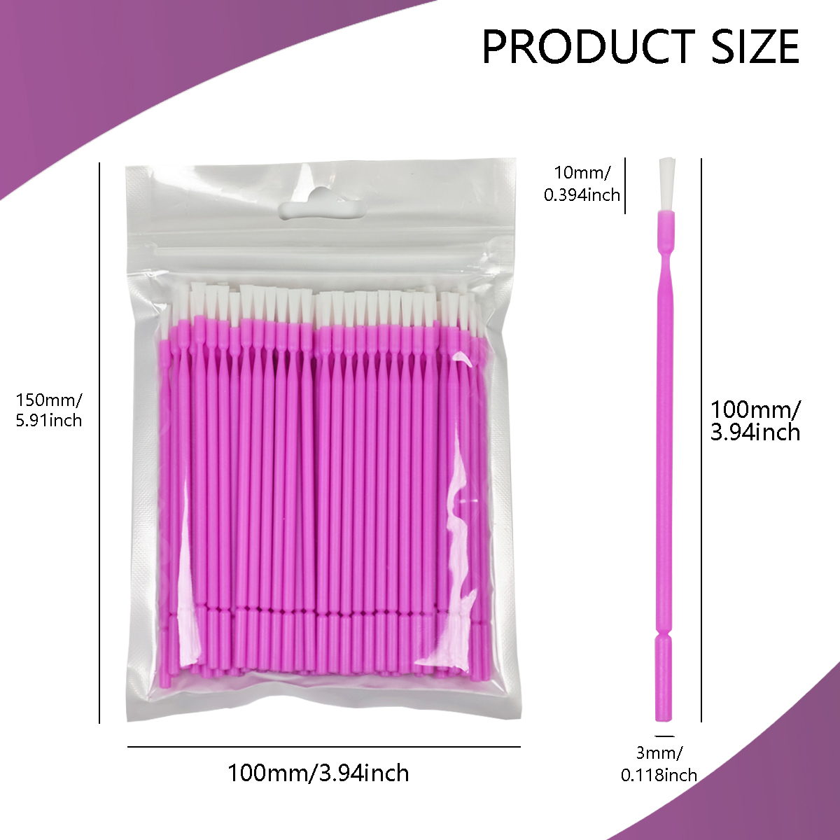 100 Buah Aplikator Sikat Mikro - Teeth Whitening Uk ulasan dan harga