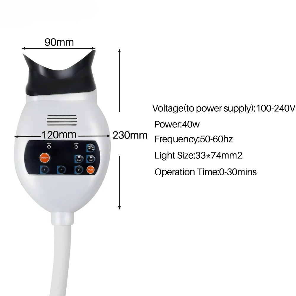 Lampu Pemutih Gigi LED 3 Warna - Teeth Whitening Led ulasan dan harga