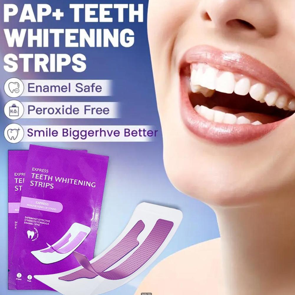 Strip Pemutih Gigi Ungu Tanpa  - Teeth Whitening Retainer ulasan dan harga