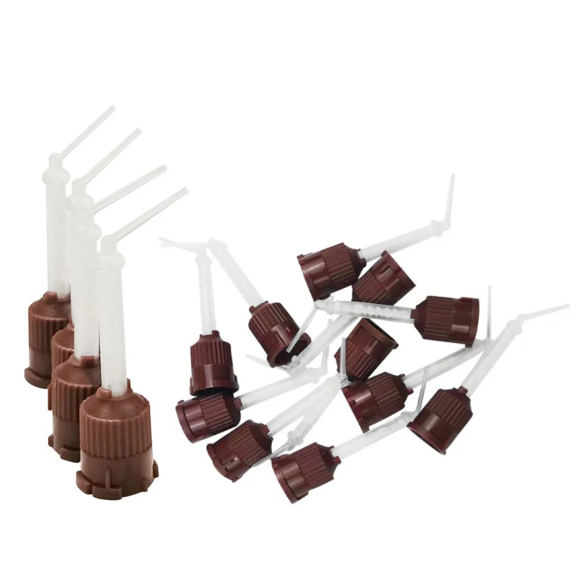 100 pcs Tip Pencampur Coklat B - Teeth Whitening Gel Syringes ulasan dan harga