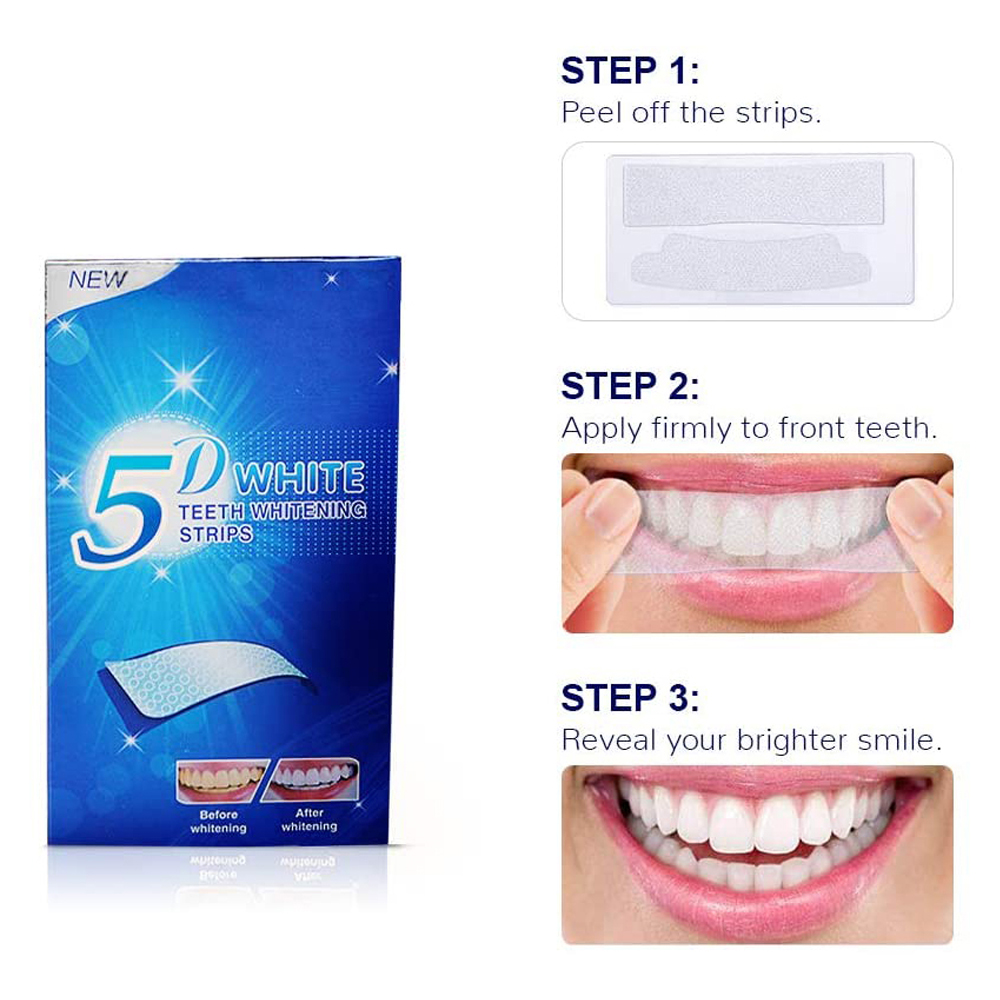 Strip Pemutih Gigi 5D Gel Pemu - Teeth Whitening Doctor ulasan dan harga